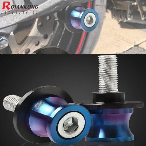 M10 Aluminum Motorcycle Accessories Swingarm Spools Slider Stand Screws For 125 200 250 390 690 990 790 2018 2019