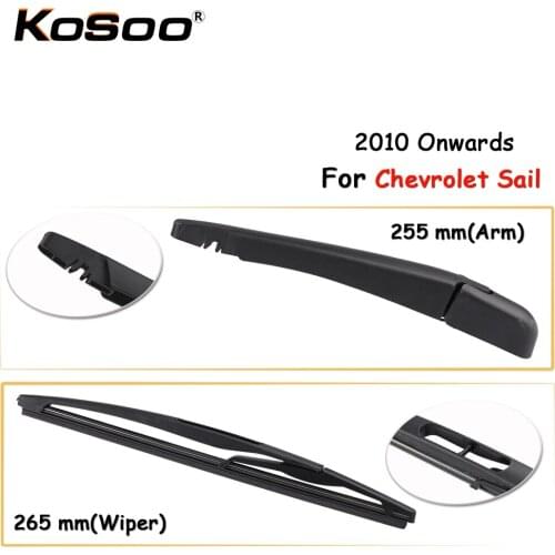 KOSOO Auto Rear Car Wiper Blade For Chevrolet Sail,265mm 2010 Onwards Rear Window Windshield Wiper Blades Arm,Car Accessories