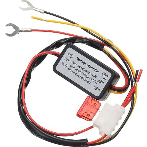 Mayitr 1pc Car Led Daytime Running Light Relay Wire Harness DRL Control ON/OFF Automatic Dimmer Cable Switch for Auto Interiors