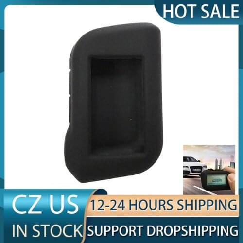 Silicone Case Cover For Starline A93 A63 Two Way Car Alarm System LCD Remote A93 Black Silicone Case Keychain Cover