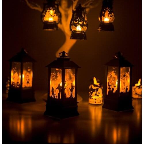 Creative Led Lantern Simulation Flame Light Small Oil Lamp Bar Festival Halloween Decoration