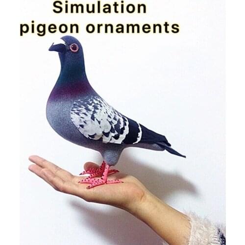 Simulation pigeon foam material Pigeon ornaments handicraft