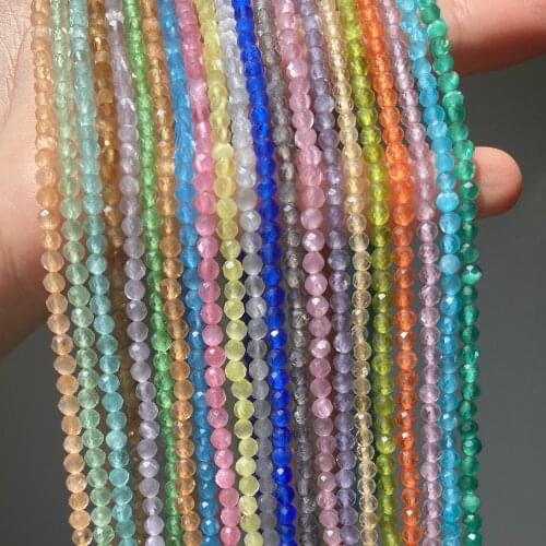 Wholesale Natural Faceted Cat Eyes Beads Round Loose Stone Beads For Jewelry Making DIY Charm Bracelet Necklace Accessories 15"