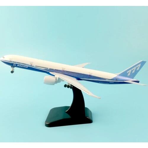 Original Aircraft model Boeing 777 20cm Alloy Metal Model Airplane Air W Stand Aircraft pulley landing gear Collect Craft gifts