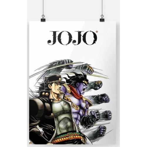 Jotaro Kujo Star Platinum JoJos Bizarre Adventure Canvas Poster Painting Wall Art Decor Living Room Bedroom Decoration Prints