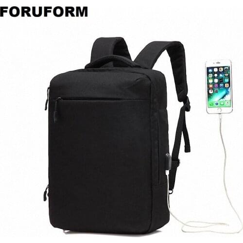 Anti-thief USB Bagpack 14 inch Laptop Backpack For Women Men School Backpack Bag For Boy Girls Male Travel Mochila LI-2242