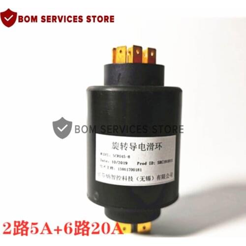 SRC045 SRC045-6 SRC045-8 Series Conductive Slip Ring Electrical Slip Ring Mercury Slip Ring Collector Ring
