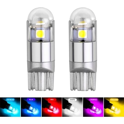 T10 194 168 W5W 3030 3 SMD Car LED T10 3 LED Car License Plate highlight Light Bulb core car styling light parking reading Lamp
