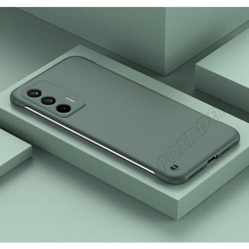 Ultra-thin Matte PC Frameless Case For Oppo Find X2 X3 Lite Neo Reno 3 5 6 Pro+ Realme GT Neo Shockproof Candy Solid Cover