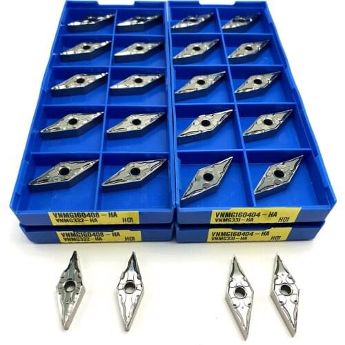VNMG160404 HA H01 Aluminum Inserts External Turning Tool turning insert CNC cutting Tool VNMG 160404 high quality lathe tools