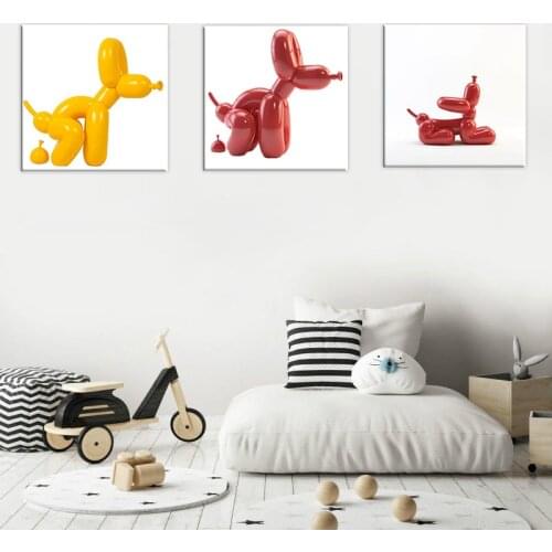 Balloon Dog Print Modern Poster Bathroom Wall Decor Toilet Sign Popart Prints Home Decoration Contemporary Art Picture Canvas