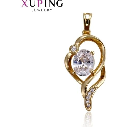 Xuping Fashion Irregular Shape Pendant With Environmental Copper Jewelry for Women Valentines Day Gift 32923