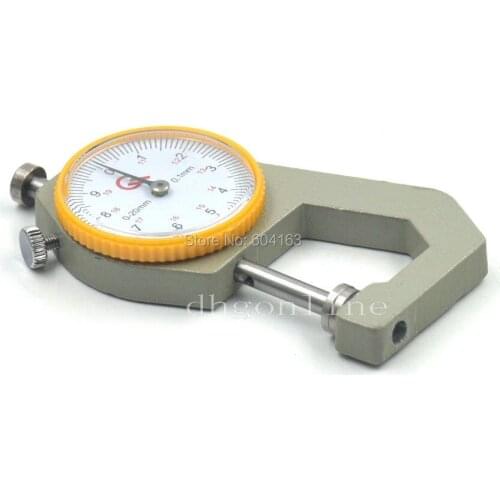 2 Pcs 0-20mm Thickness Gauge Meter Tester Sheet Flat head Leather Tools