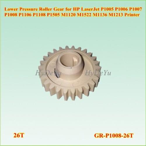 4X GR-P1008 Fuser Lower Pressure Roller Gear 26T for HP P1005 P1006 P1007 P1008 P1106 P1108 P1505 M1120 M1522 M1136 M1213