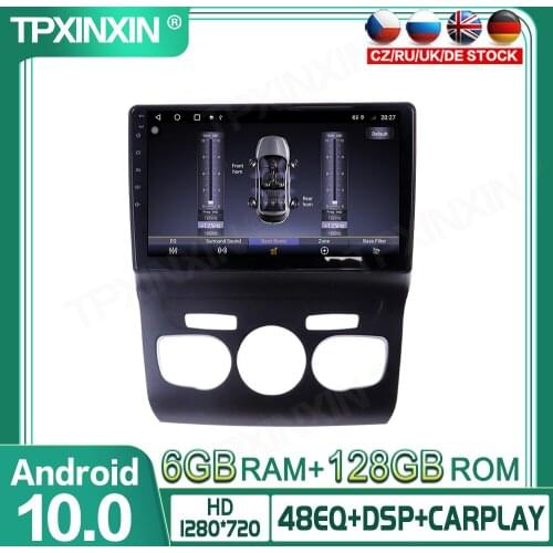 6+128 Android 10.0 system For Citroen C4 2010-2016 Car Gps Navigation Stereo Unit Multimedia Player Radio Tape Recorder Headunit
