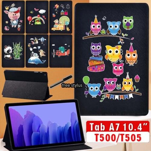 Tablet Case for Samsung Galaxy Tab A7 10.4 Inch T500 T505 2020 EVA Cute Series Adjustable Stand Cover