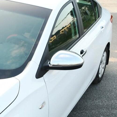 For Chevrolet Cavalier 2019 2018 accessories 2017 Rearview Mirror Case Side Mirror Cover Trim ABS Chrome car styling 2pcs