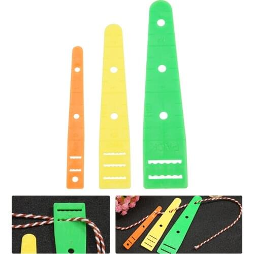 3 Sizes Multicolor Plastic Elastic Glides Guides Threaders Wear Elastic Band Tool Band Rope Wearing DIY Sewing Accessories