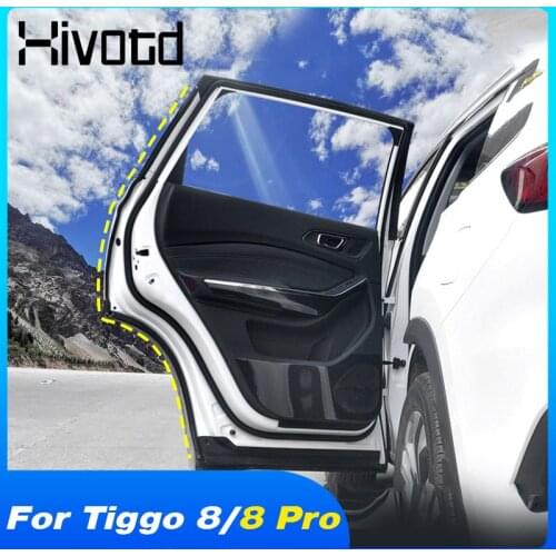 Hivotd Car Door Seal Body Soundproof Strip Engine Hood Trunk Edge Noise Insulation Accessories For Chery Tiggo 8/Tiggo 8 Pro