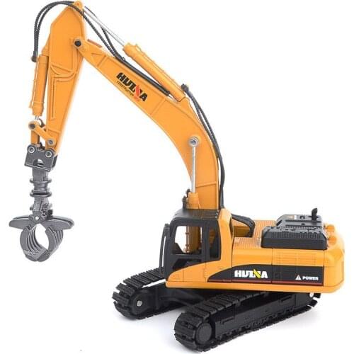 Exquisite gift 1:50 crawler-type grab car alloy model,simulation die-casting engineering car collectible toys,free shipping