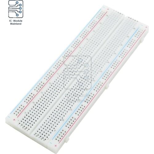 MB102 Breadboard Experiment Board 830 Tie Point Solderless PCB Points Holes Universal Mini Protoboard DIY For Bus Test Circuit