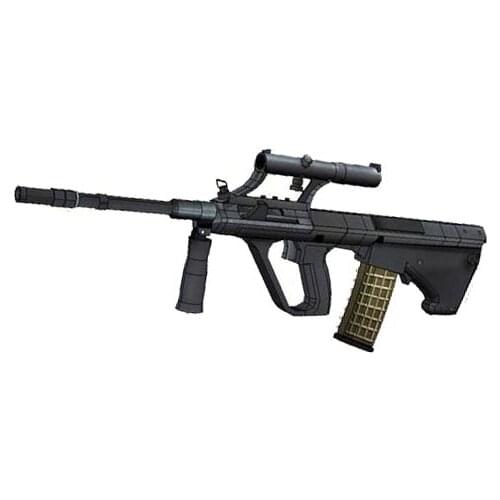 3D Paper Model AUG-1 Rifle Gun 1: 1 Scale DIY Handmade Paper Craft Toy