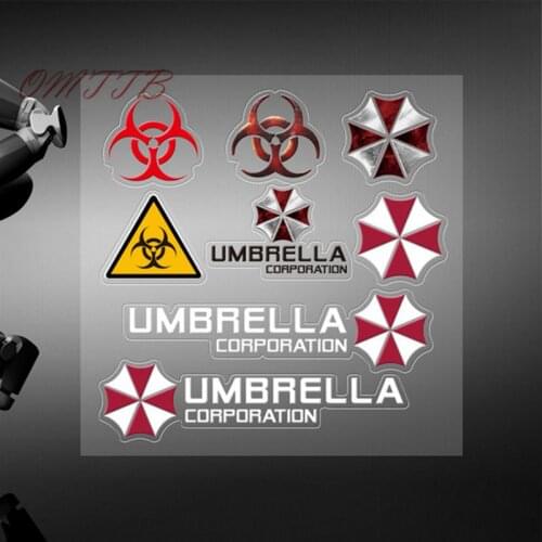 Car Styling Personalized Stickers Umbrella Corporation Car Door Windows car Sticker Decals for bmw kia Accessories