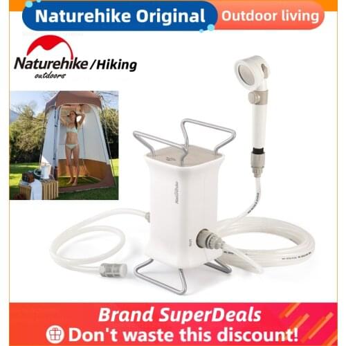 Naturehike Outdoor 2 In 1 Vehicle-Mounted Shower Multiple Modes Ultra Light Portable Mobile Shower Room Park Car Wash Water Pump