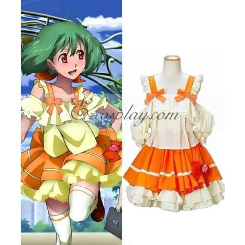 Macross Frontier Ranka Lee Dress Cosplay Costume E001