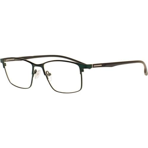 Simple design men style metal optical frames full frame myopia eyewear