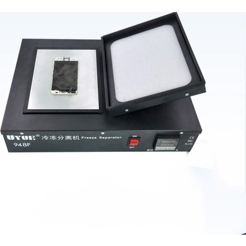 UYUE 948F Straight curved LCD repair machine Liquid nitrogen freeze separator mini refrigerator freeze screen removal machine