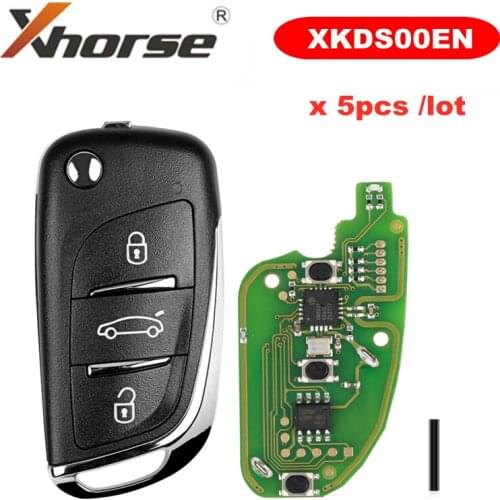 XHORSE XKDS00EN X002 for V-W DS Type Remote Key 3 Buttons for VVDI Key Tool