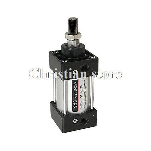 Single Rod 25mm Stroke 50mm Bore Standard Air Cylinder