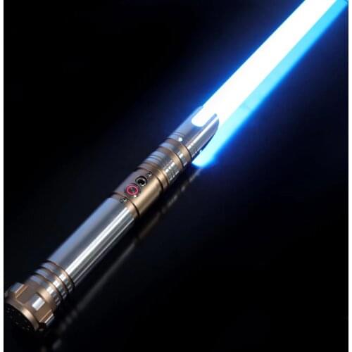 LGT SABERSTUDIO metal hilt heavy dueling blade infinite color changing lightsaber with 9 sets sound fonts with smooth swing