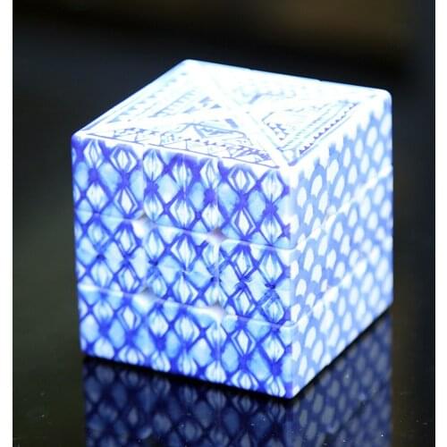 2020 New Arrival 3x3x3 Magic Cube 56X56X56 mm ABS Blue Speed Cubes Educational Toy for Children 6 Years Old Ideal Gifts