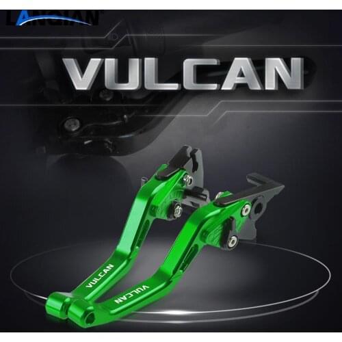 For Kawasaki VULCAN S650cc Motorcycle Parts Short Aluminum Adjustable Brake Clutch Levers VULCAN S650cc 2015 2016 Accessories