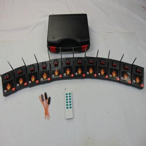 ZH01R-12 LED 12 Cues transmitter fireworks Remote stage 2020 Hot Sale CE electric wire smart switch -wireless switch