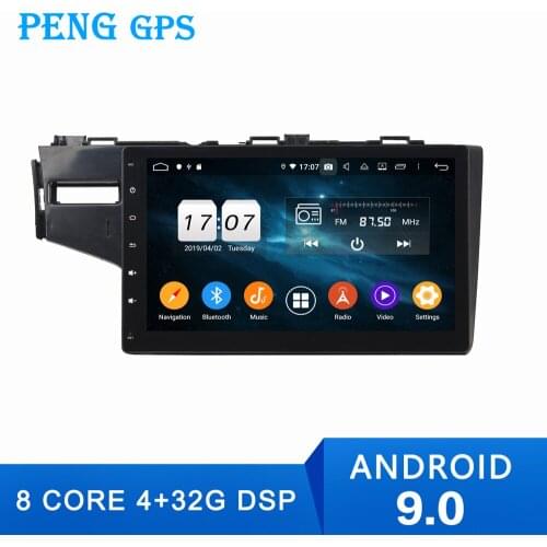 10.1" Android 9.0 Car no DVD Player GPS Radio for Honda Fit 2014 2015 navigation multimedia stereo auto Headunit DSP