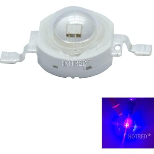 10pcs 3W High Power LED UV Light Chip diode 395nm 400nm 365nm 370nm Purple Ultra Violet for Nail Dryer Currency Identification