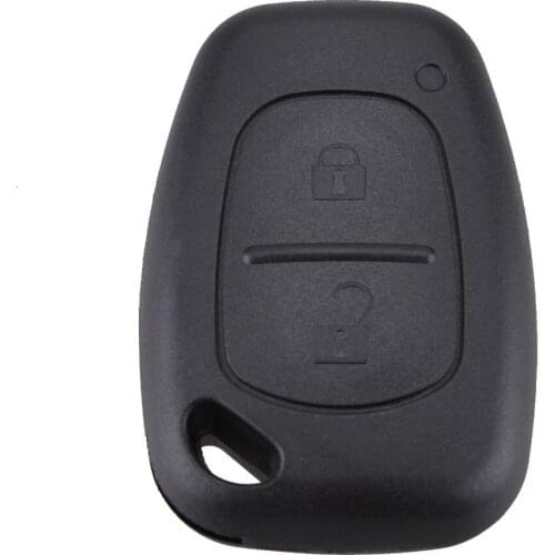 2 Buttons Remote Car Key Refit Cover Case Shell For Renault Traffic Master Vivaro Movano Kangoo Without Blade Key Case Shell
