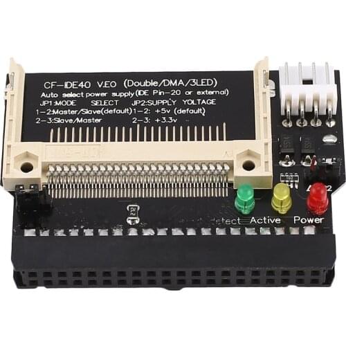 Adapter Converter Compact Flash CF to 3.5 Female 40 Pin IDE Bootable Card New Drop Shipping