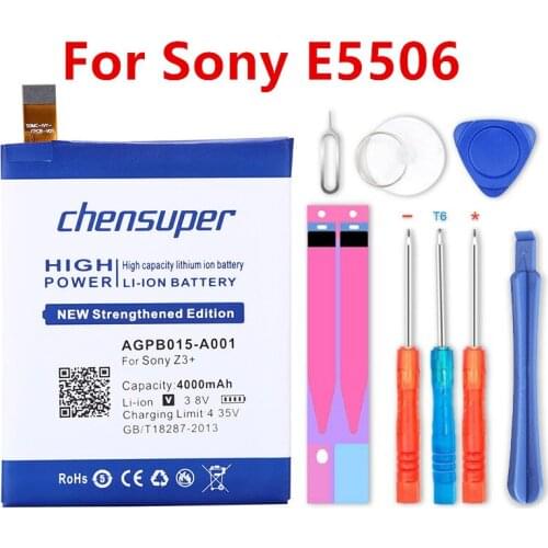 NEW 4000mAh LIS1579ERPC Battery For Sony Xperia C5 Ultra / Dual E5506 E5553 E5533 E5563 Z3 Plus Z3+/ Dual E6553 Z4 E6533