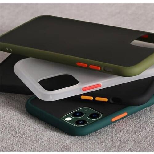 Shockproof Transparent Hybrid Silicone Phone Case For iPhone 11 Pro Max X Xr Xs Max 8 7 Plus 11 Brand Clear Soft Back Cover