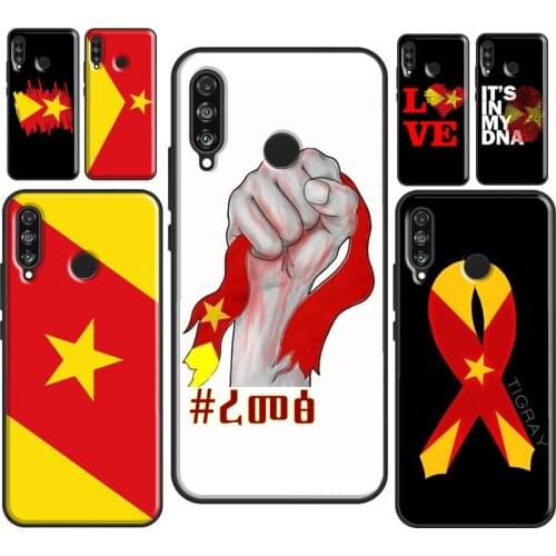 Tigray Flag Theme Phone Case For Huawei P20 Lite P40 P30 Pro Mate 10 20 Lite P Smart Z 2019 2021 Soft Cover