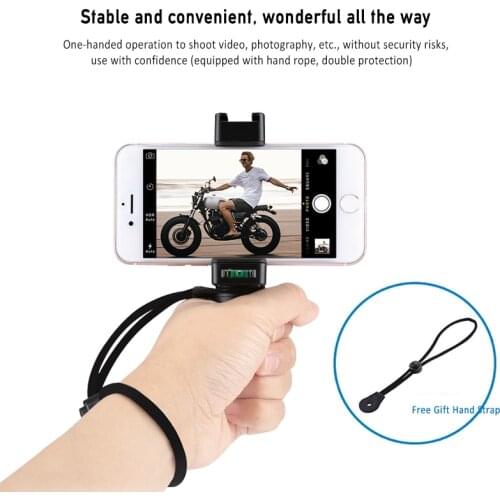 Phone holder Handle F-Mount Video Stabilizer Mobile Smartphone Camera Grip Holder Monopod And Cold Shoe Mount For Filming