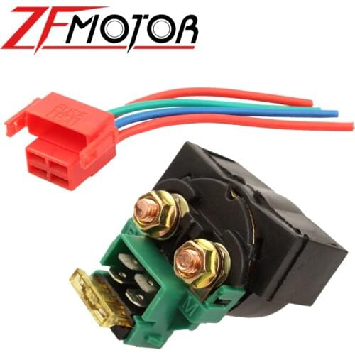 Motorcycle electrical parts Igniter key switch starter solenoid Relay with Plug for HONDA Steed 400 600 VT250 MC19 CBR250