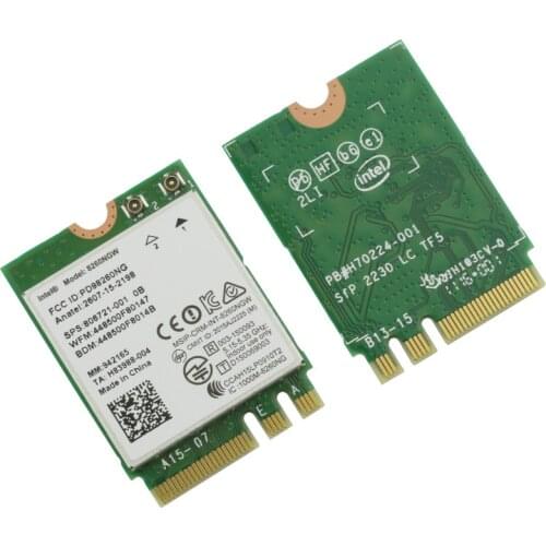 Intel Dual Band Wireless-AC 8260 NGFF M.2 WiFi+BT Adapter Card