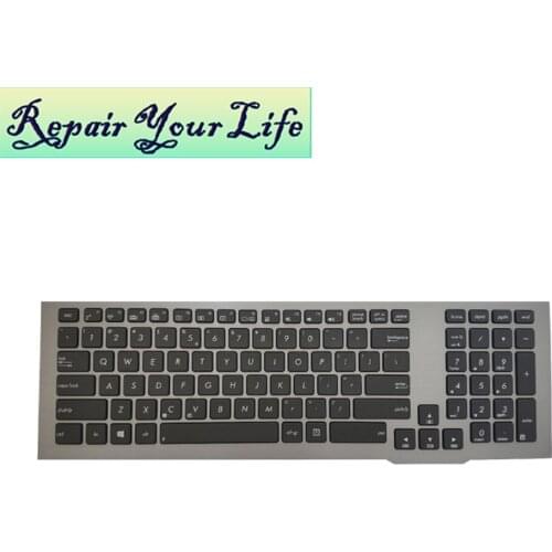 Laptop keyboard US English for ASUS G75 G75V G75VW-BBK5 G75VX G75VM 0KN0-MB2UI11 V126262CS2 0KNB0-9414US00 backlight black frame