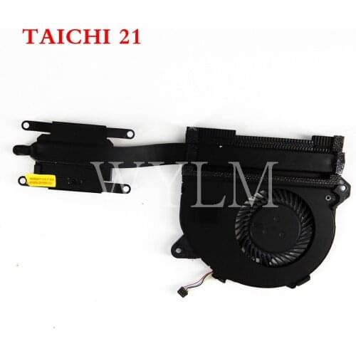 TAICHI 21 fan Heatsink for ASUS TAICHI 21 laptop motherboard Heatsink Laptop CPU Cooling CPU Fan Radiator Heat Sink Cooler