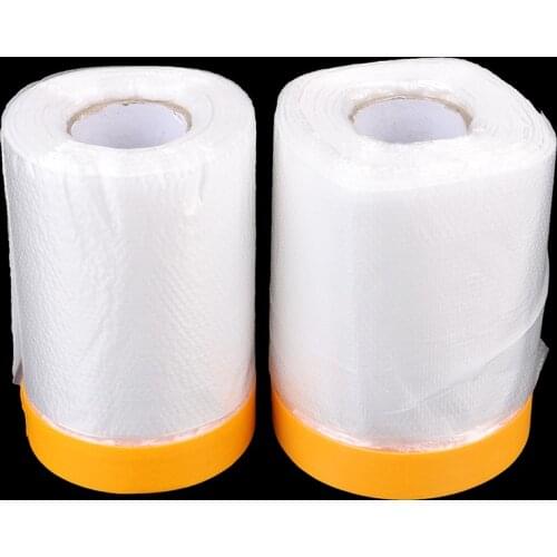 Oil Painting Masking Film Tape Furniture Car Protect Cover Plastic Film Barrier new